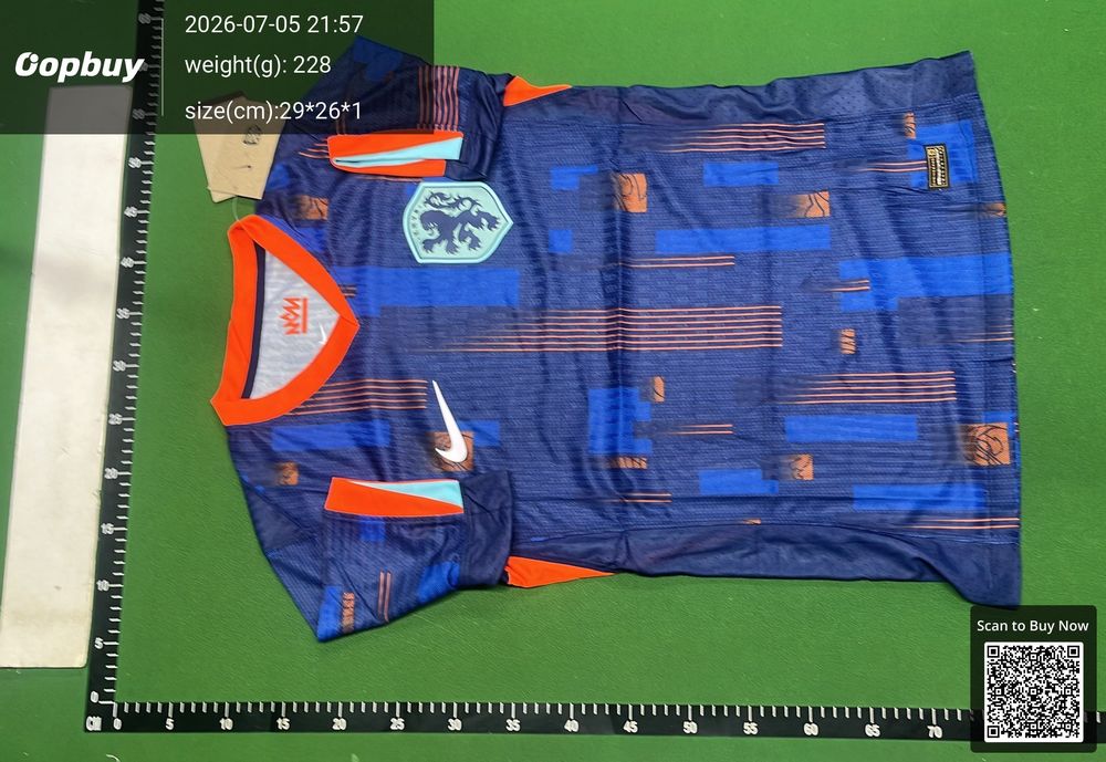 2024 UEFA the Netherlands Away Player Version QC photo 2