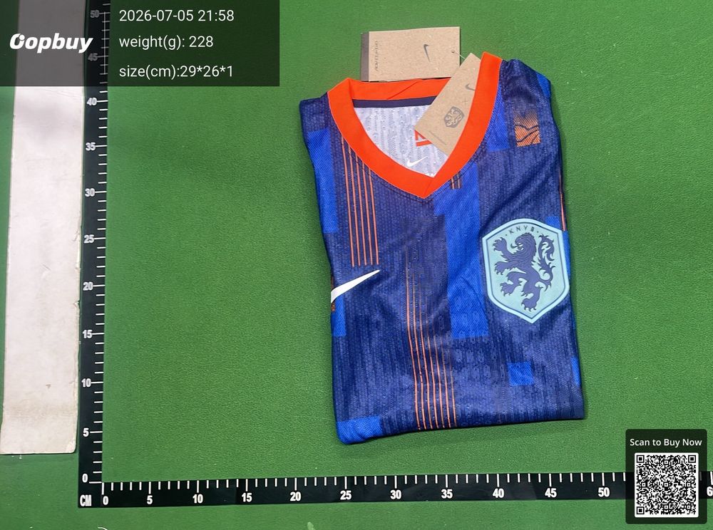 2024 UEFA the Netherlands Away Player Version QC photo 4