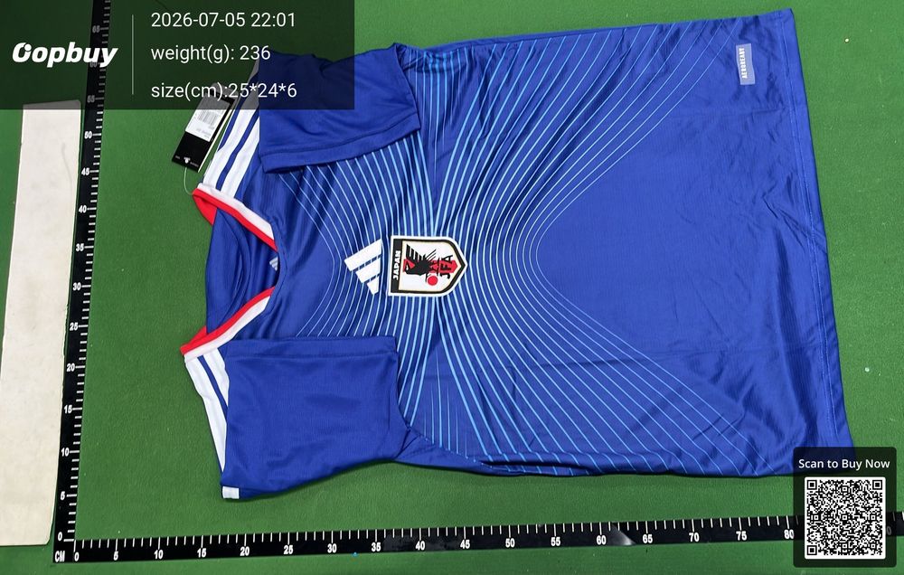 2026 FIFA World Cup Japan Home Cropped Jersey QC photo 2