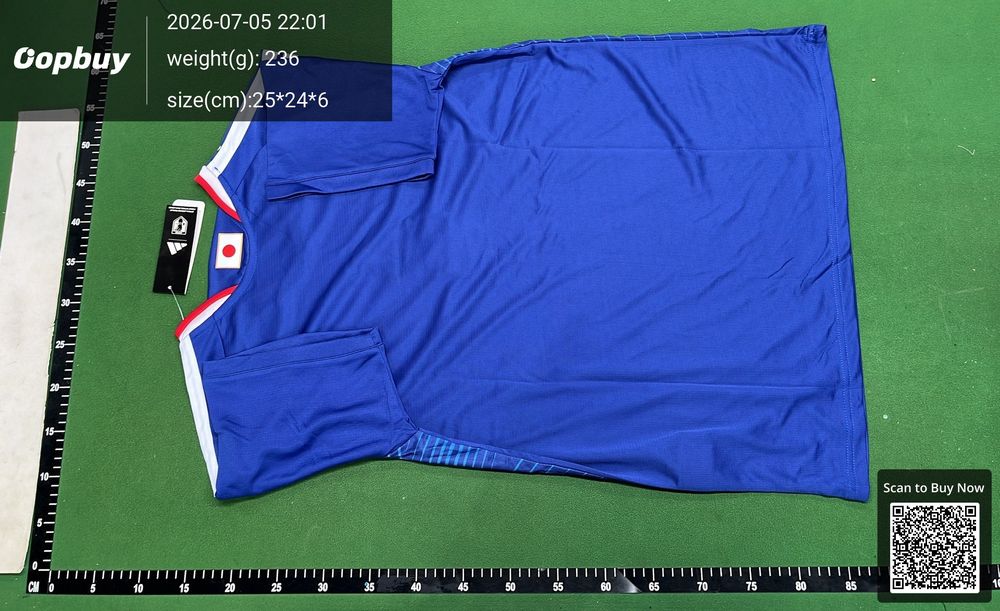 2026 FIFA World Cup Japan Home Cropped Jersey QC photo 3