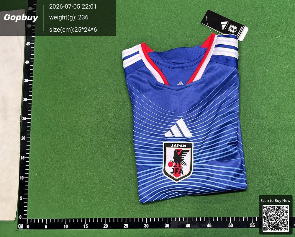 2026 FIFA World Cup Japan Home Cropped Jersey QC photo 4