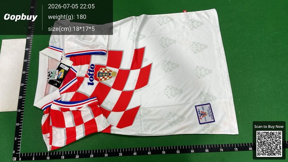 1998 Season Croatia Home Retro Fan Version QC photo 2