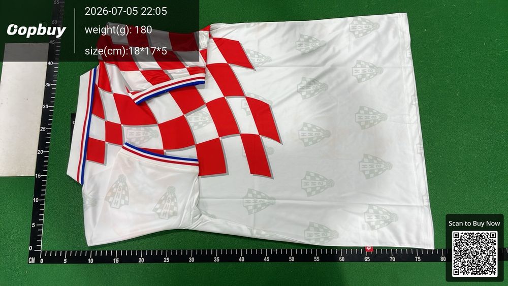 1998 Season Croatia Home Retro Fan Version QC photo 3