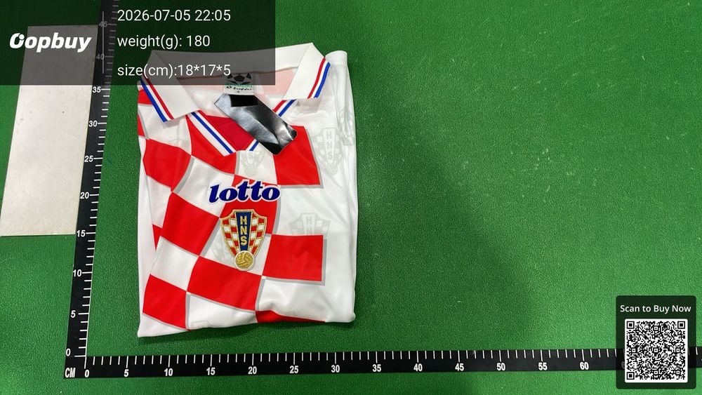 1998 Season Croatia Home Retro Fan Version QC photo 4