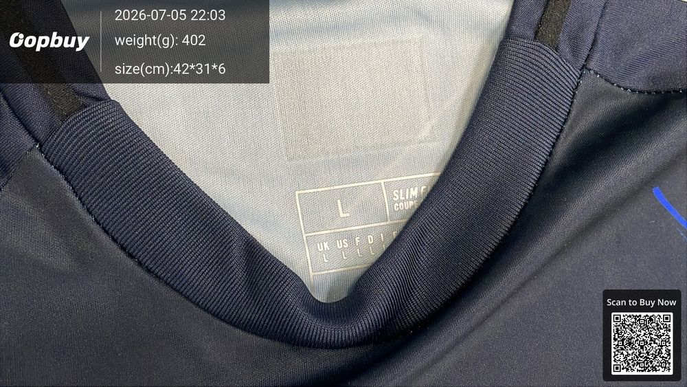 24/25 Season Japan Y-3 blue Fan Version QC photo 5