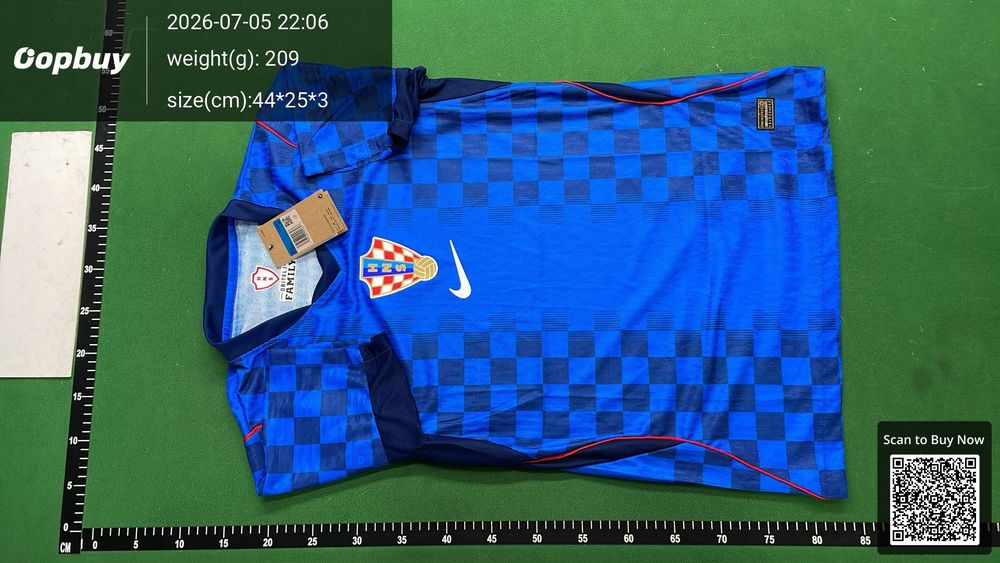 2026 World Cup Croatia Away Jersey Player Version QC photo 2