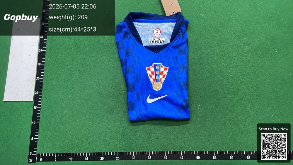 2026 World Cup Croatia Away Jersey Player Version QC photo 4