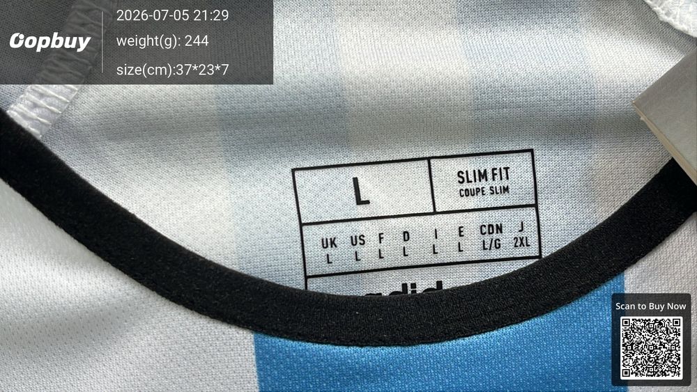 22-23 Season Argentina Home Player Version QC photo 1