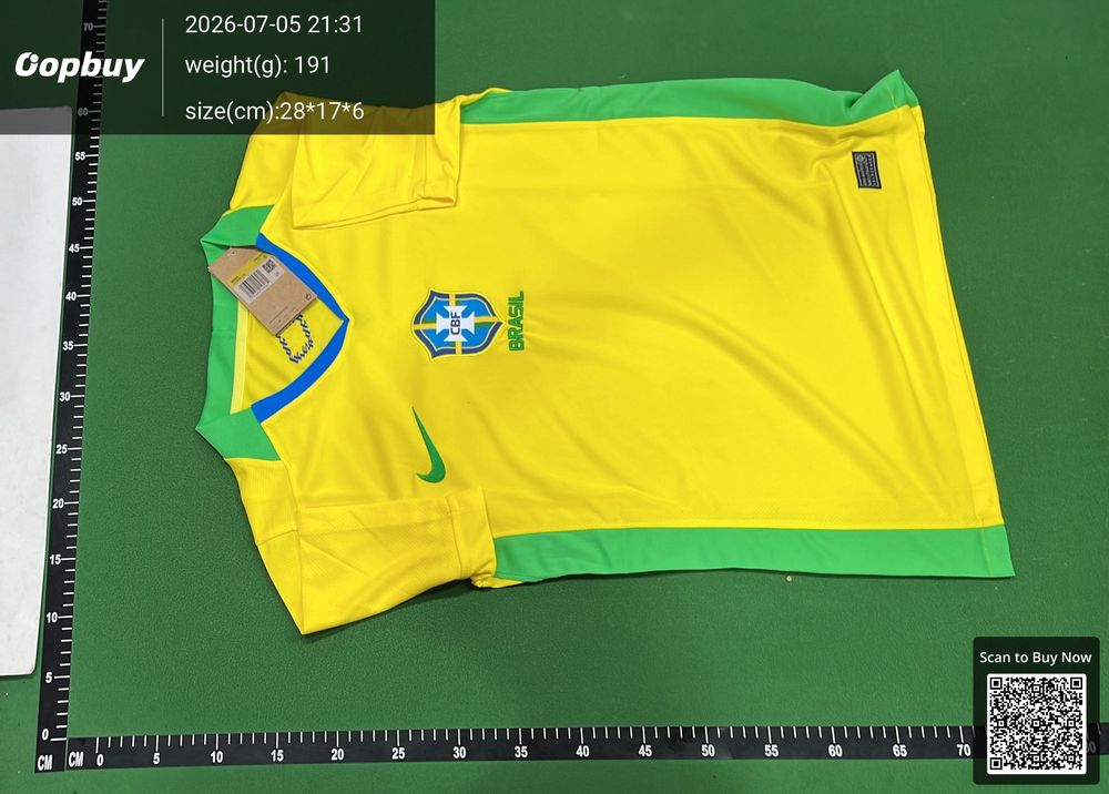 25/26 Season Brazil Home Fan Version QC photo 2
