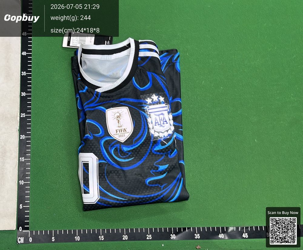 2026 World Cup Argentina Away Jersey Player Version QC photo 4