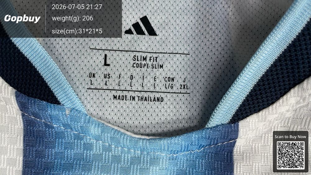 2026 FIFA World Cup Argentina Home Player Version QC photo 5