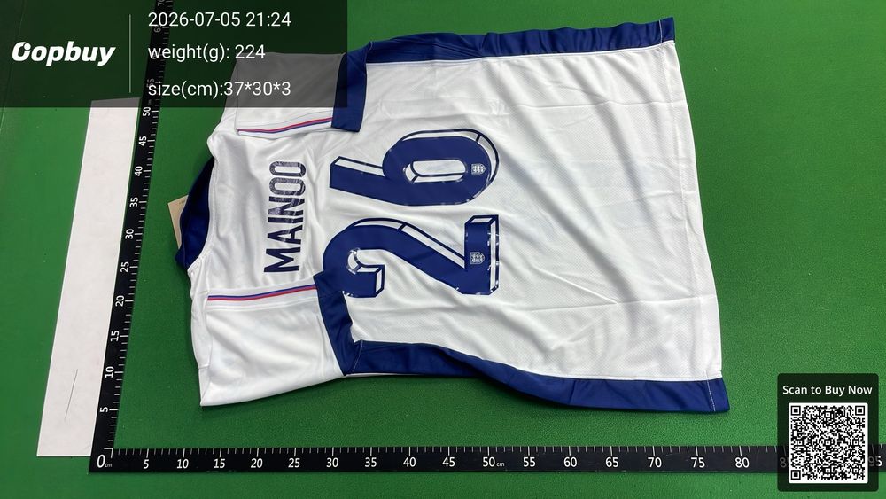 2024 UEFA England Home Fan Version QC photo 3