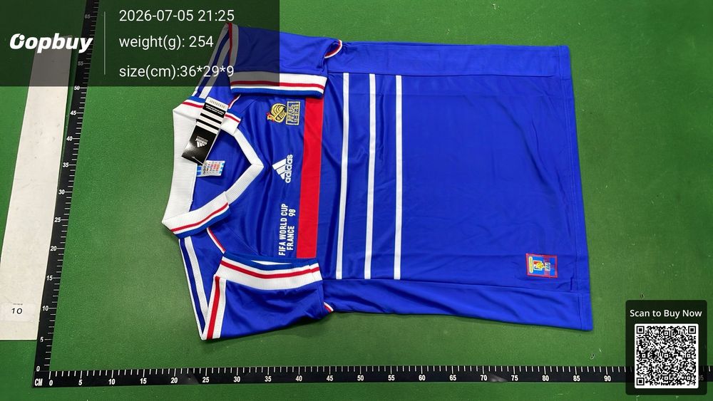 1998 Season France Home Retro Fan Version QC photo 2