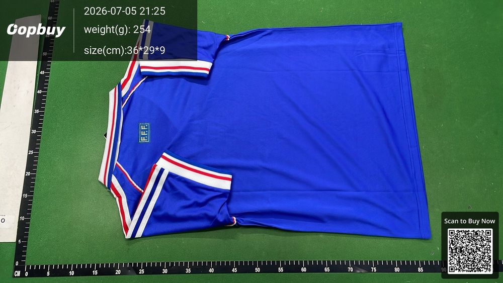 1998 Season France Home Retro Fan Version QC photo 3