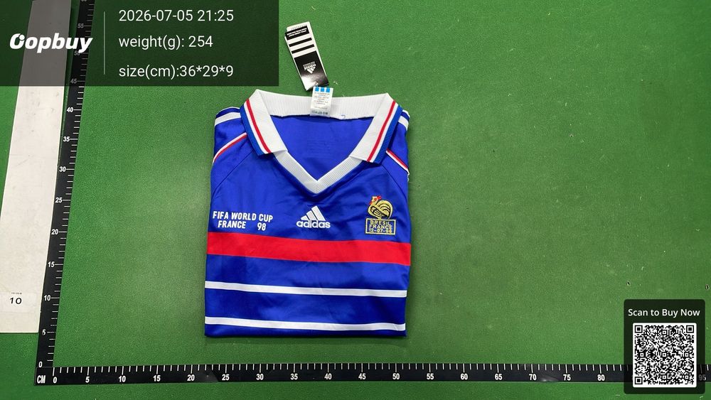 1998 Season France Home Retro Fan Version QC photo 4
