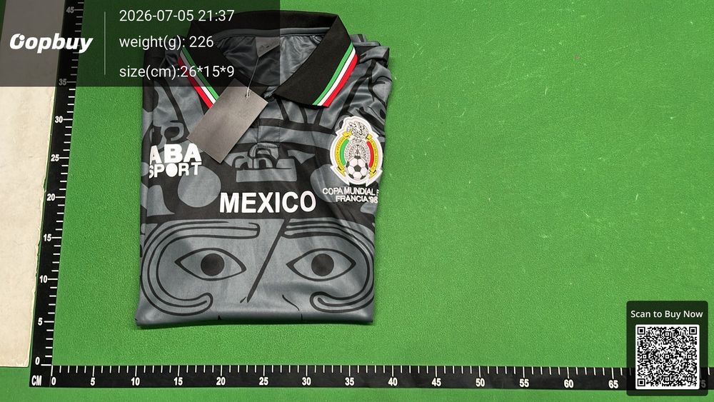 98 Season Mexico Away Retro Fan Version QC photo 4