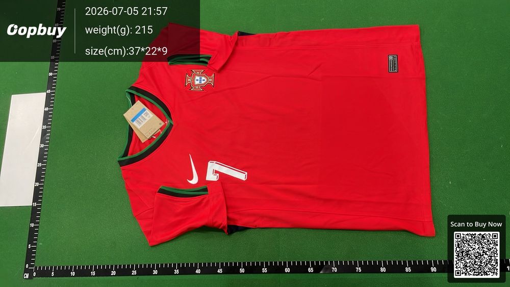 2024 UEFA Portugal Home Fan Version QC photo 2