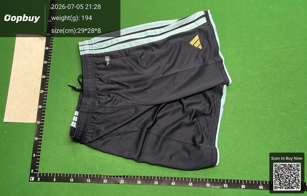 2026 FIFA World Cup Argentina Home shorts QC photo 3