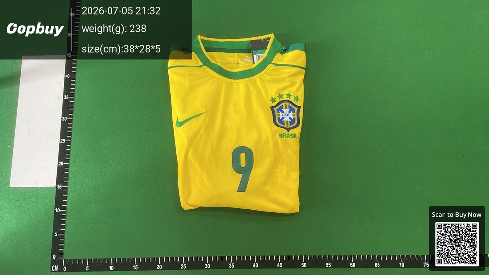 1998 Season Brazil Home Retro Fan Version QC photo 4