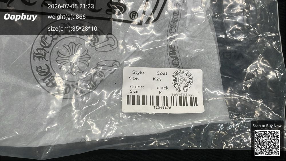 Chrome Hearts Zipper Hoodie QC photo 1