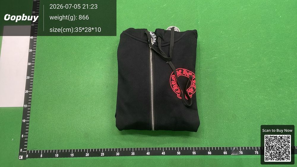 Chrome Hearts Zipper Hoodie QC photo 2