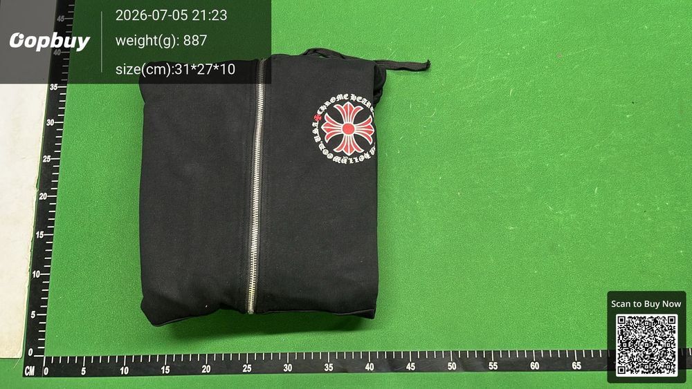 Chrome Hearts Zipper Hoodie QC photo 5