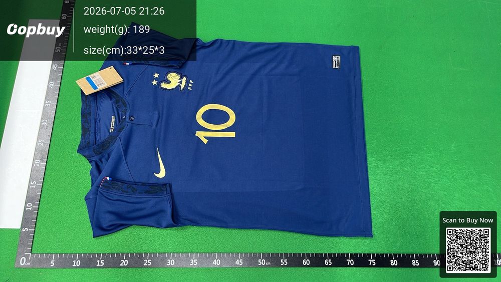22/23 Season france Home Fan Version QC photo 2
