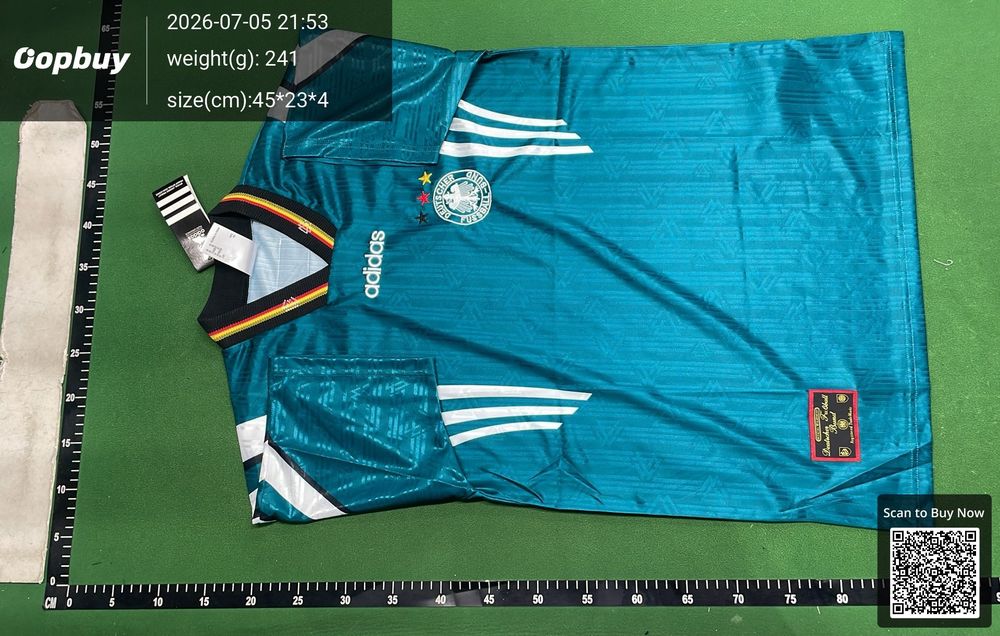 1996 Season Germany Away Retro Fan Version QC photo 2