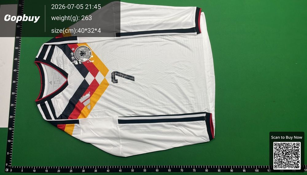 2026 FIFA World Cup Germany Home Long Sleeve Player Version QC photo 2