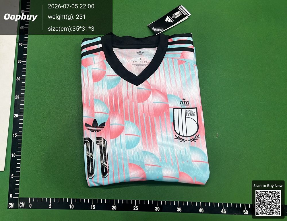 2026 FIFA World Cup Belgium Away Fan Version QC photo 4