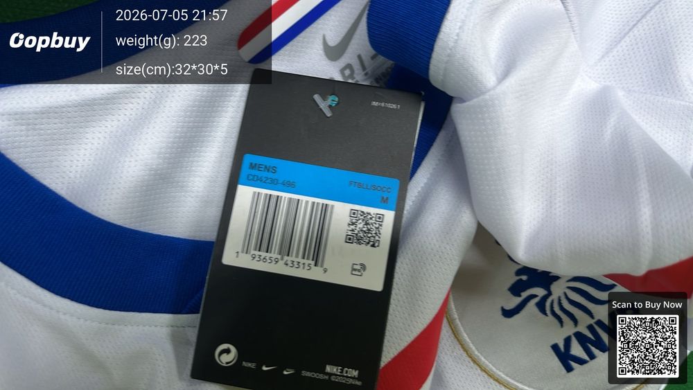 2010 Season the Netherlands Away Retro Fan Version QC photo 1