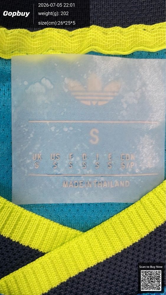 2026 FIFA World Cup Colombia Away Fan Version QC photo 1