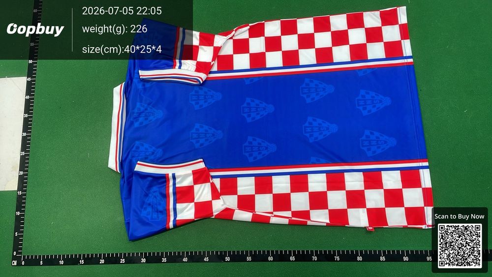 1998 season Croatian away retro Fan version QC photo 3