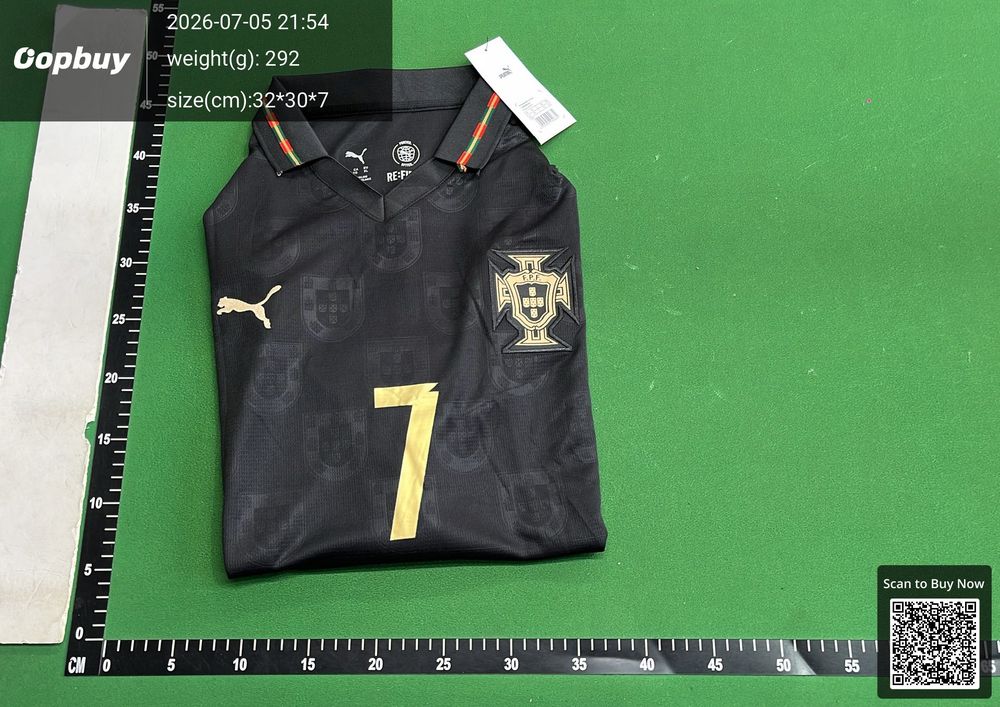 2025 Portugal Tribute to Eusebio Special Edition Long Sleeve Fan Version QC photo 4