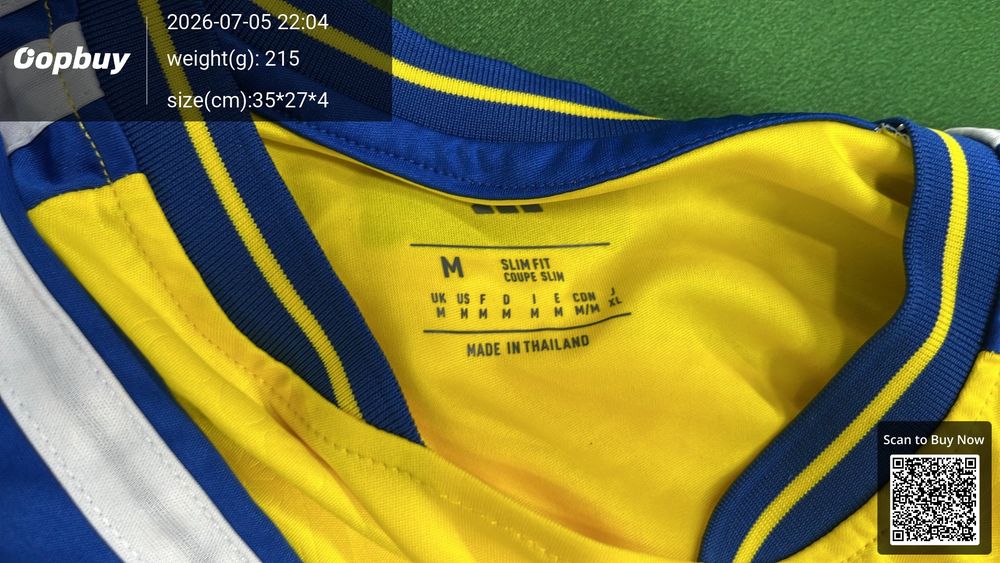 2026 FIFA World Cup Sweden Home Fan Version QC photo 5