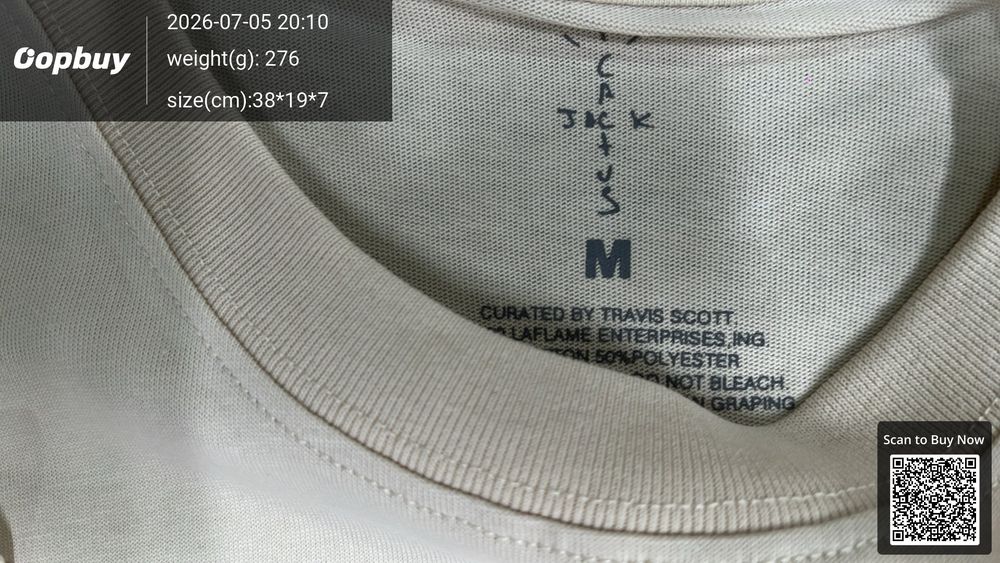 Travis Scott Tee QC photo 4