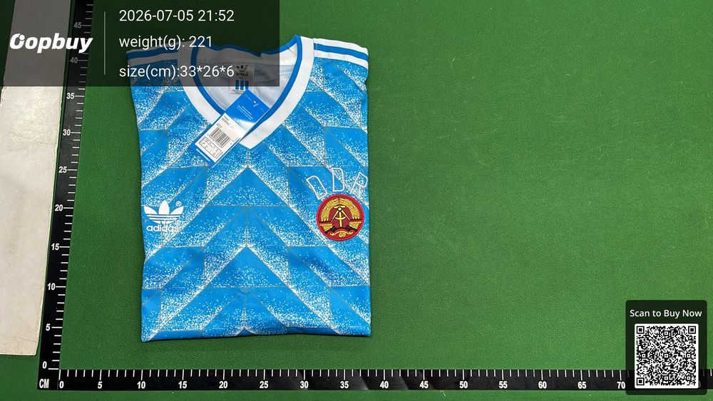 1988 Season East Germany Away Retro Fan Version QC photo 4