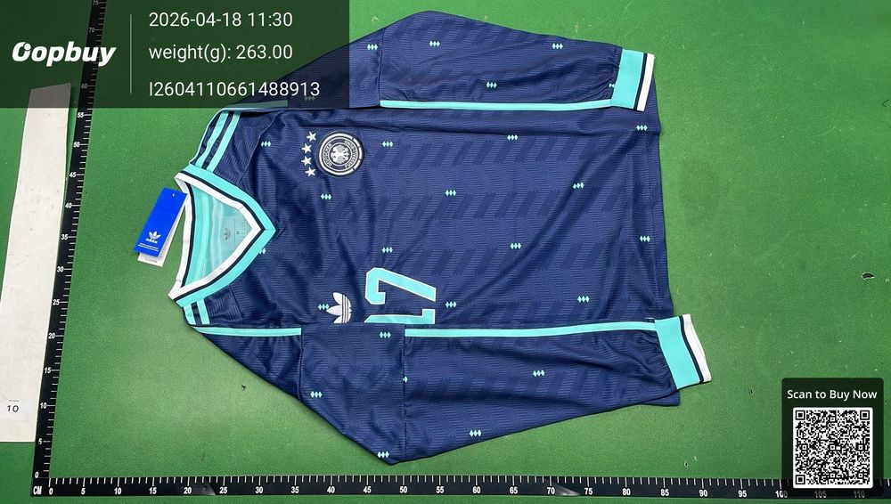 2026 FIFA World Cup Germany Away Long Sleeve Fan Version QC photo 2