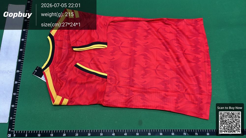 2026 FIFA World Cup Belgium Home Player Version QC photo 3
