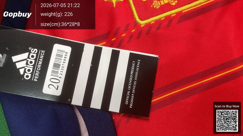 2026 FIFA World Cup Spain Home Kids Kit QC photo 1