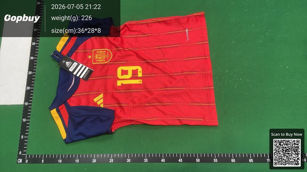 2026 FIFA World Cup Spain Home Kids Kit QC photo 2