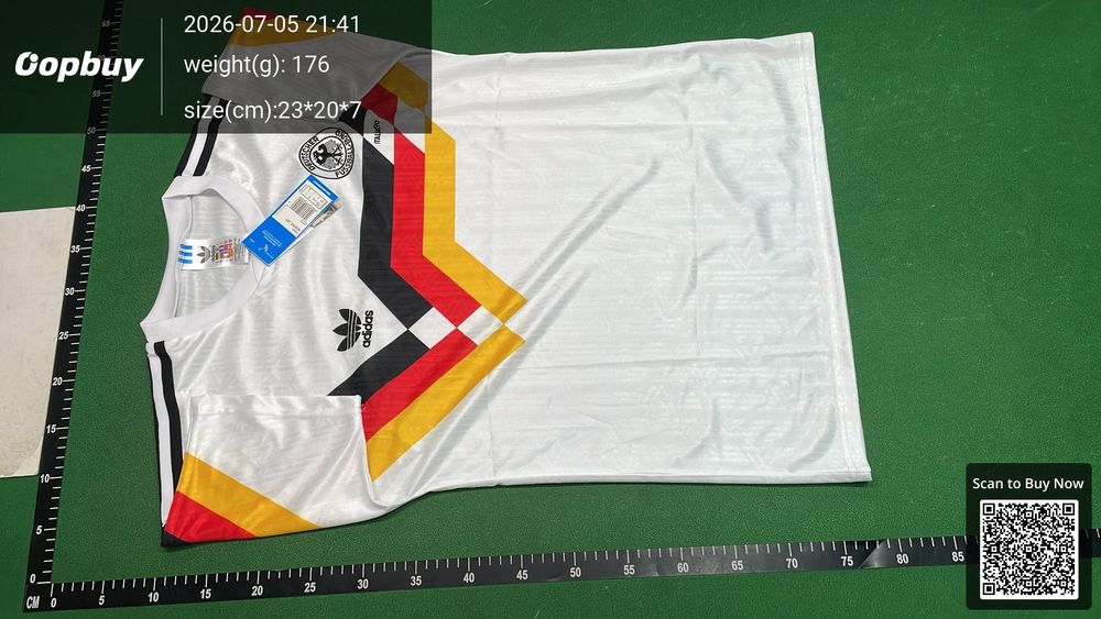 1990 Season Germany Home Retro Fan Version QC photo 2